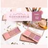 Natural Matte Three Color Blush Palette Long Lasting Nude Cheek Makeup Powder