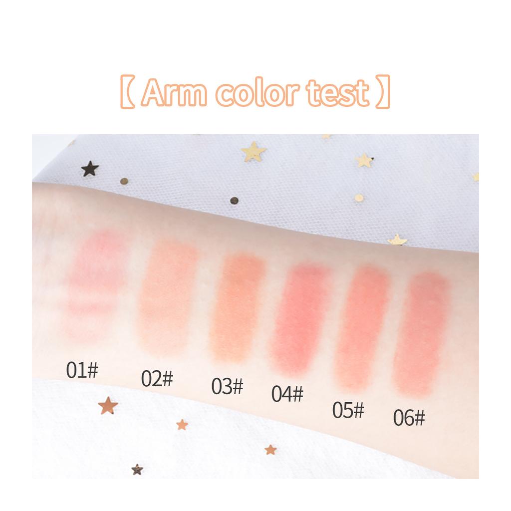 Eiscreme-Gelee-Rouge-Schlamm Lippenschlamm Langlebiger Make-up-Schlamm mit doppeltem Verwendungszweck