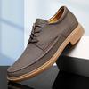 Fashion Fashionable Outdoor Men's Breathable and Non Slip Workwear Shoes High-quality Comfortable Lace Up Round Toe Casual Leather Shoes