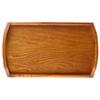 Handcrafted Japanese Orchid Rectangular Wooden Tea Tray with Custom Logo for Hotels and Restaurants