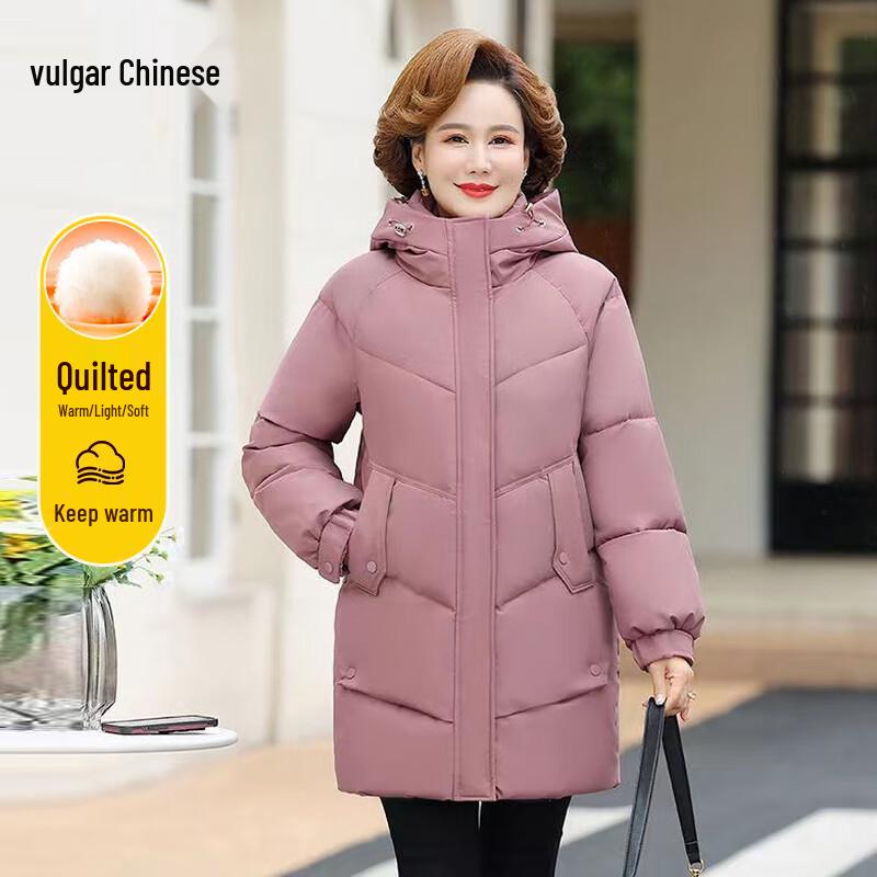 

Women s Mid-Aged Winter Padded Coat 5XL