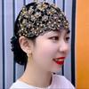 Lace Muslim Headscarf Cap Cotton Turban Elegant Muslim Headpiece  Women