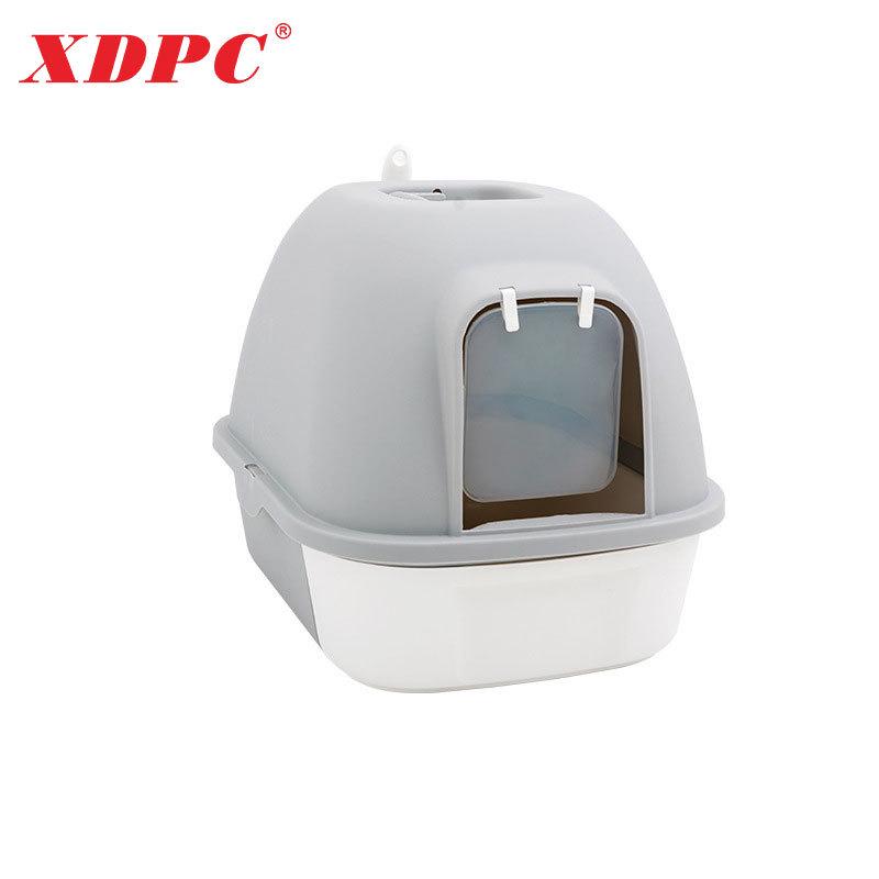 Закрытый лоток-домик для кошек Xinding с защитой от запаха и совком Drawer-Type Litter Box