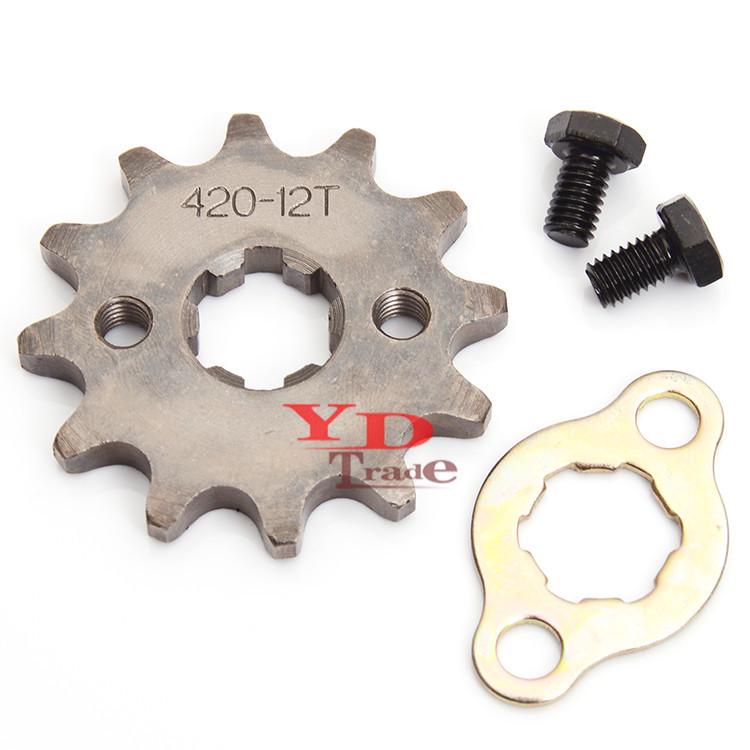 Off-Road Motorcycle/ATV Engine Parts: 420-12T & 428-12T Gears and Sprockets