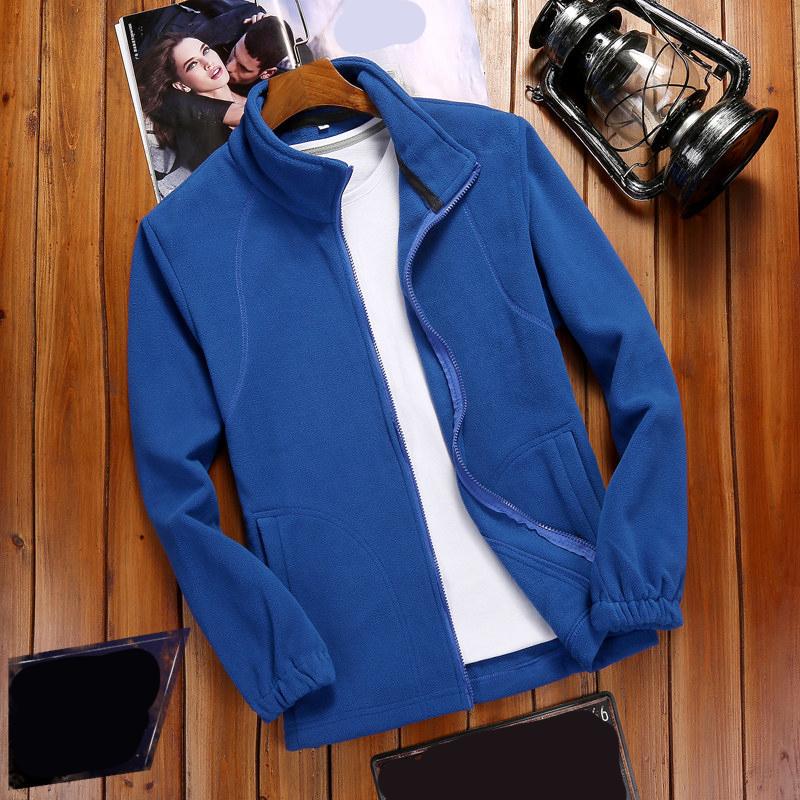 Autumn Winter Women Fleece Zip Up Sweatshirts Long Sleeve Warm Polar Fleece Coat