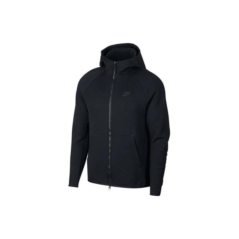 Nike Logo Print Zip-Up Long Sleeve Jacket Unisex Jackets Black 928483-010 S