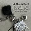 Neck Hanging Small Pouch Woven Wireless Earphone Bag Lipstick Storage Bag Mini Minimalist Coin Pouch For Dating Street Casual
