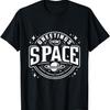 Greetings From Space Astronaut Vintage Retro Outer Space T-Shirt