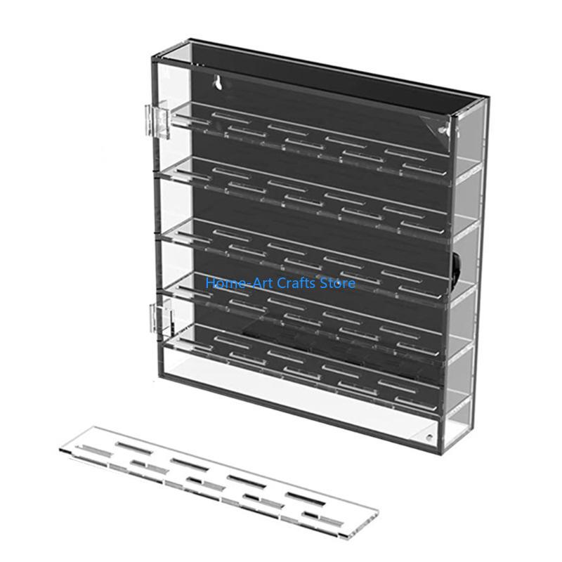 

Y3NA Stylish Round Acrylic Coin Display Case Storage Stand for Living Room Bedroom чорний