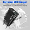 65W Gallium Nitride (GaN) PD Fast Charger with EU/US/UK Adapter for Phones & Computers