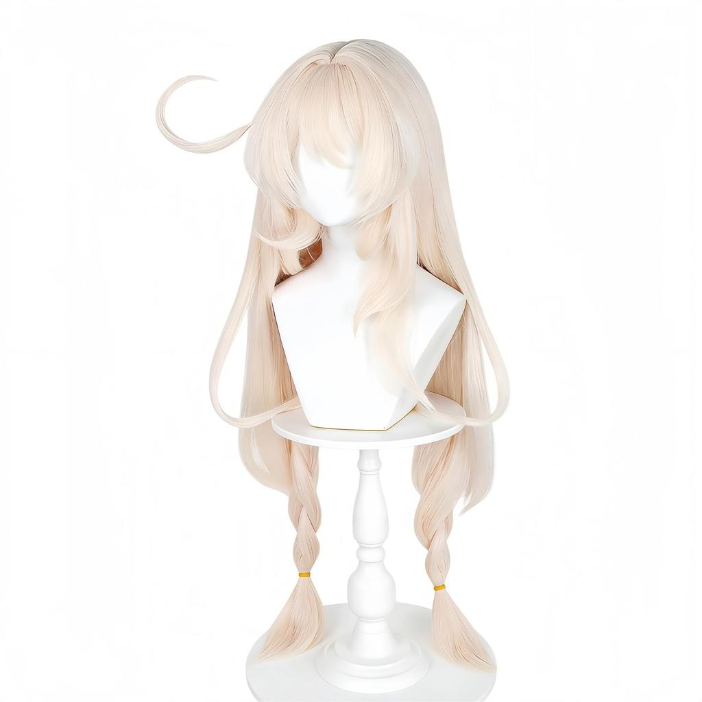 NOKIJP Alice Wig Genshin Impact Cosplay Heat-Resistant Wig Silky Smooth Easy to Style Genshin Impact Mondstadt Alice Witch Gathering Great Witch