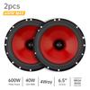 2pcs 6.5 Inch 600W 4-Way Coaxial Car HiFi Speakers Full High Power Handling Silk Dome Tweeter Weatherproof Boost Universal Fit