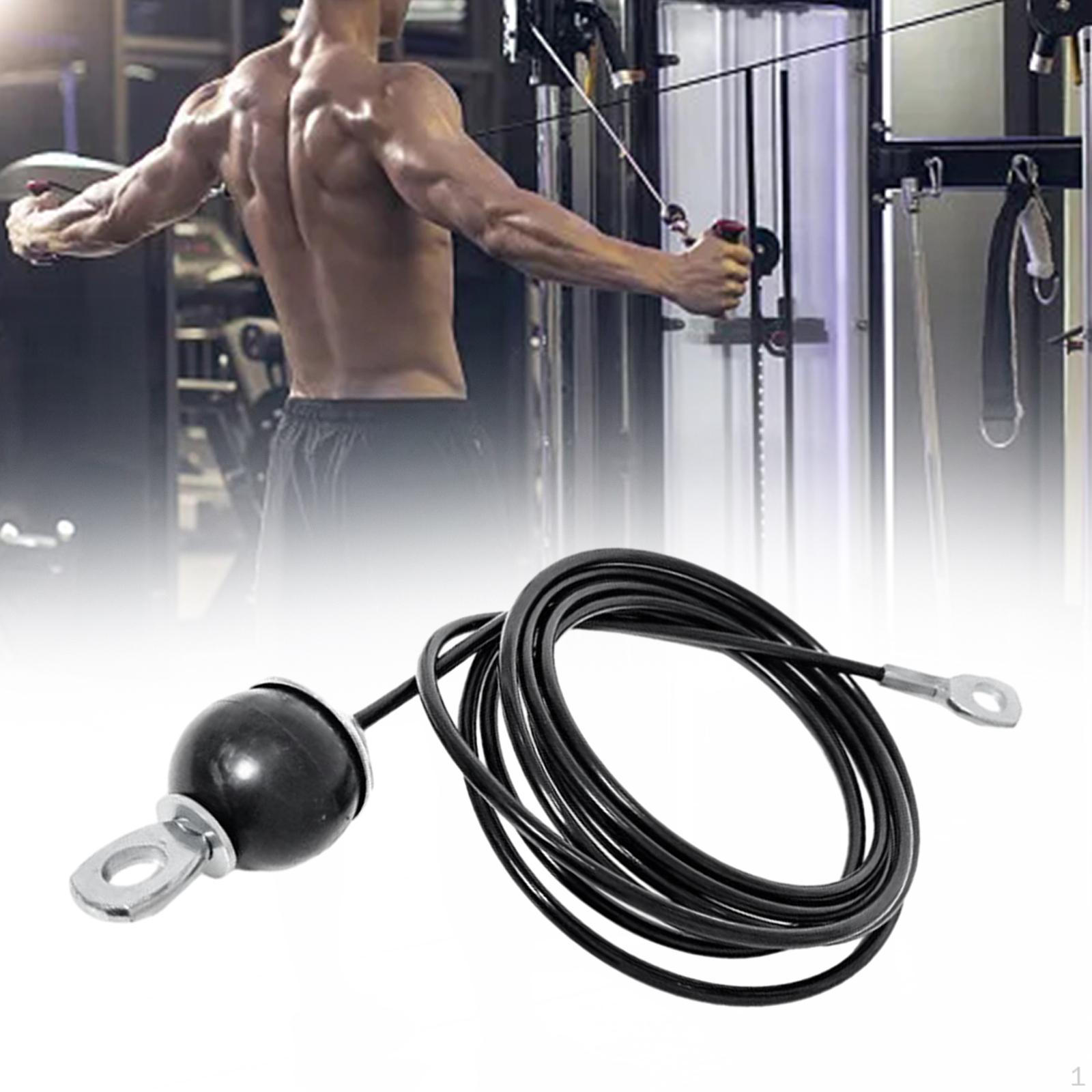 

Фитнес-шкив, кабель LAT, тяга вниз, стальные тросы для спортзала, дома, 200cm