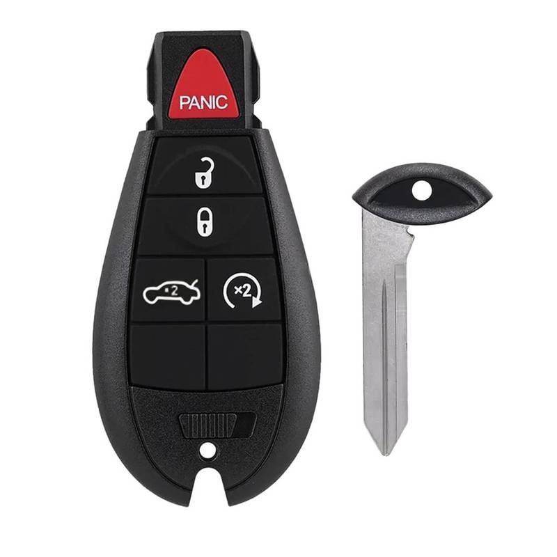 Remote 4+1 Button Car Key Cover Fob Holder Shell Case Housing Fit for Dodge Ram 1500 2500 3500 Jeep Cherokee 2013 2014 2015-