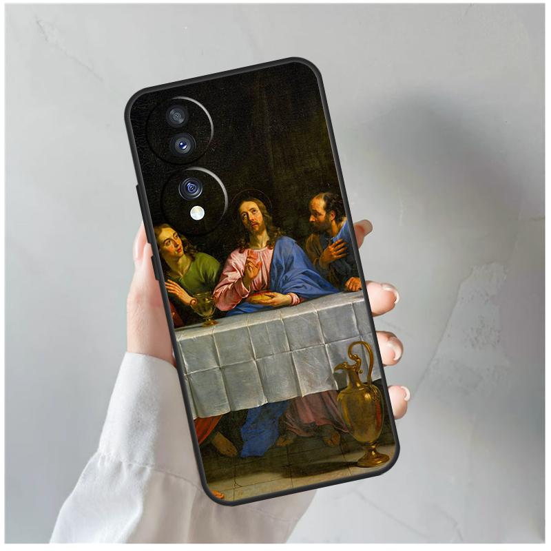 God Jesus For Honor Magic 5 6 7 8 Pro Case For Honor 200 400 Lite 50 70 90 X8c X8b X9a X9b X9c X9d Win