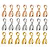 40Pcs Metal Pinch Clip Bail Clasp Copper Dangle Necklace Pendant Clamps Findings Jewelry Making Supplies