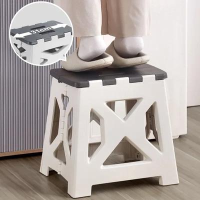 Tragbarer Klapphocker aus Kunststoff für den Außenbereich, Campinghocker, Stuhl, Sitz, für Zuhause, Badezimmer, Küche, Garten, Camping, Kinder, Erwachsene, Stuhl