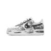 Air Force 1 Piele de vacă Distressed Dream Rezistentă la abraziune Pantofi de Skateboard cu profil jos Unisex Negru Alb CW2288-111(Echipa997-)