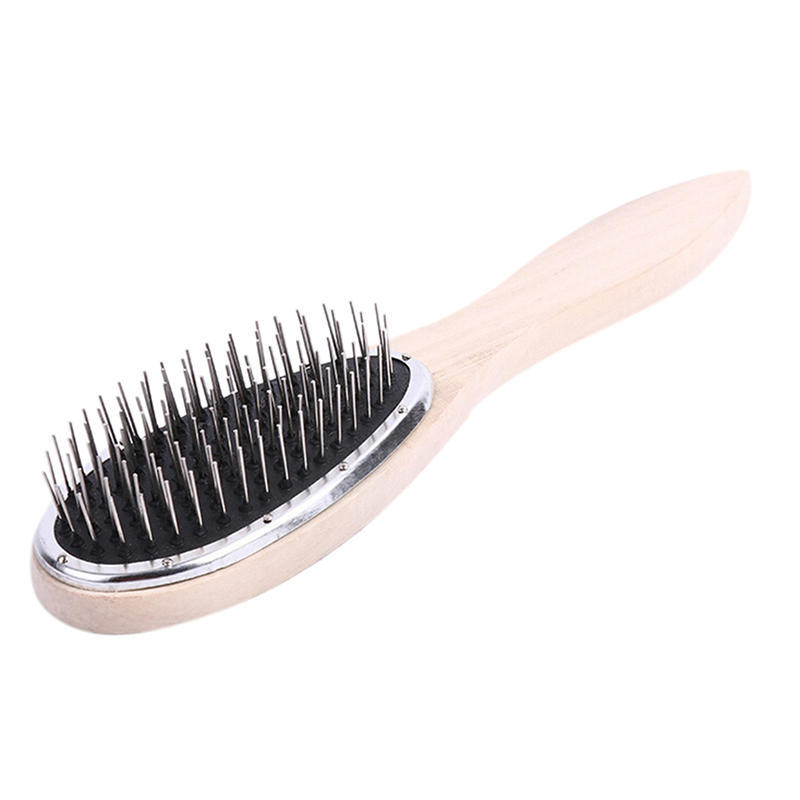 Steel Tooth Plastic Wood Comb Wig Hair Brush Anti-Static For Mannequin Head