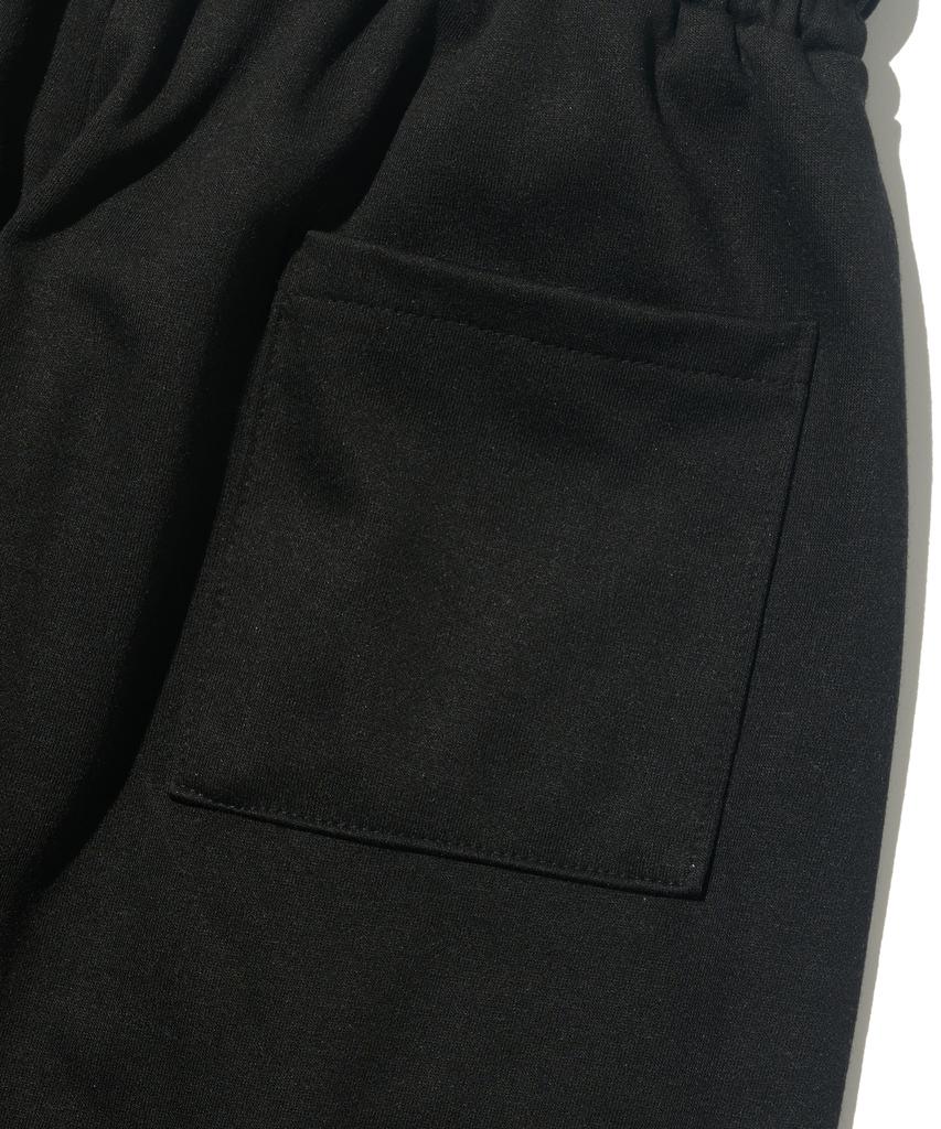 TAILOR STUDIO Maple String One-Pleat Training Pants (Black)