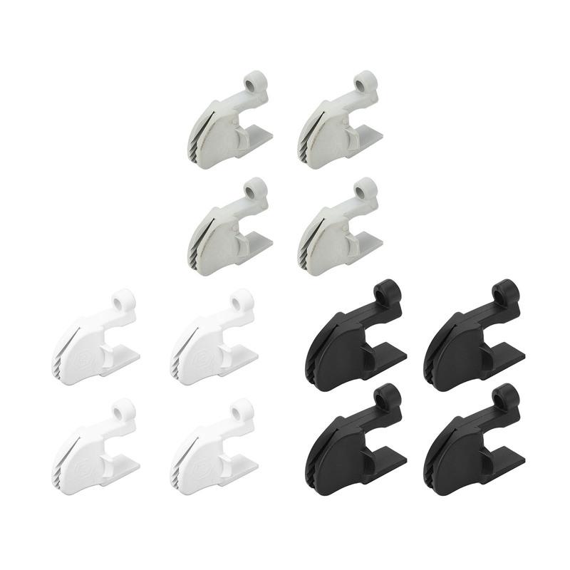 Pontoon Rail Hanger Flexible Use Boat Accessories Nylon Versatile Pontoon Boat Clips for 1in and 1.25in Rectangular Tube