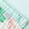 Large Size Infant Bath Blanket High Density Gauze Bath Towel 6-layer for Delicate Skin Quick Drying and Breathable