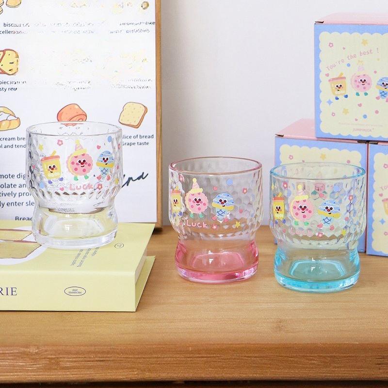 Cartoon Glass Angel Cute Home Cartoon Surrounding Juice Cup Drinking Water Couple Glass Gift