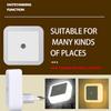 Night Light Plug Smart Motion Sensor LED Night Lamp Home WC Lights Lamp Stair Night Wall Bedroo B3N9