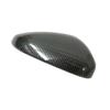 New Carbon Fiber Style Chrome Rearview Door Mirror Cover Trim For Peugeot 5008 2017