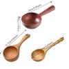 Large Size Long Handled Spoon Long Handle Wooden Soup Ladle Water Ladle Serving Soup Spoon  Picnic