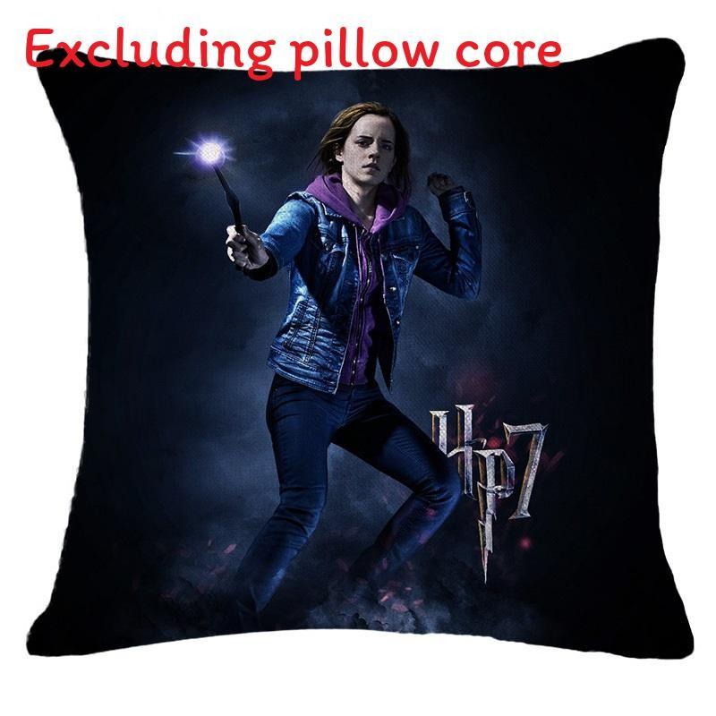 

Мультяшная вышитая наволочка Гарри Поттер для декора дивана Style 3