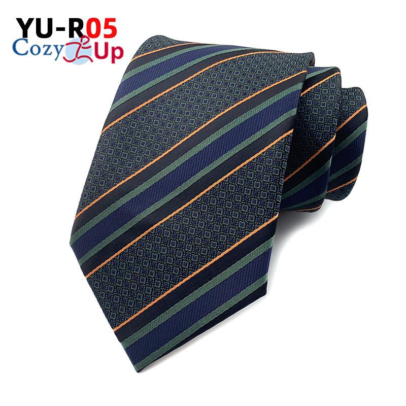 3.15" Fashion Striped PaisleyTie for  Men Flower Necktie for Wedding
