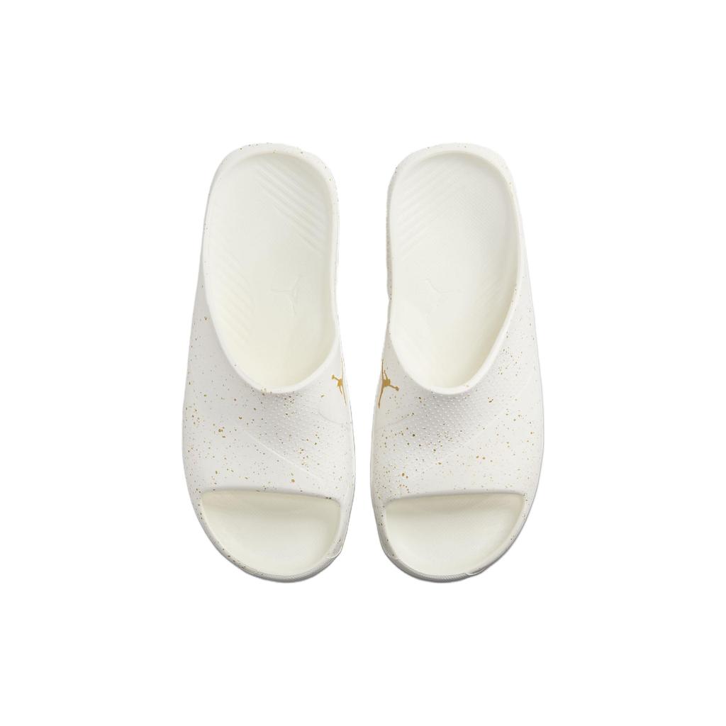 New JORDAN Post Slide Sail Metallic Gold FN5430-107