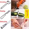 1/3Pcs Stainless Steel Vegetable Peeler Set Multifunctional Fruit Slicer Cutter Tools Potato Carrot Grater Julienne Peeler
