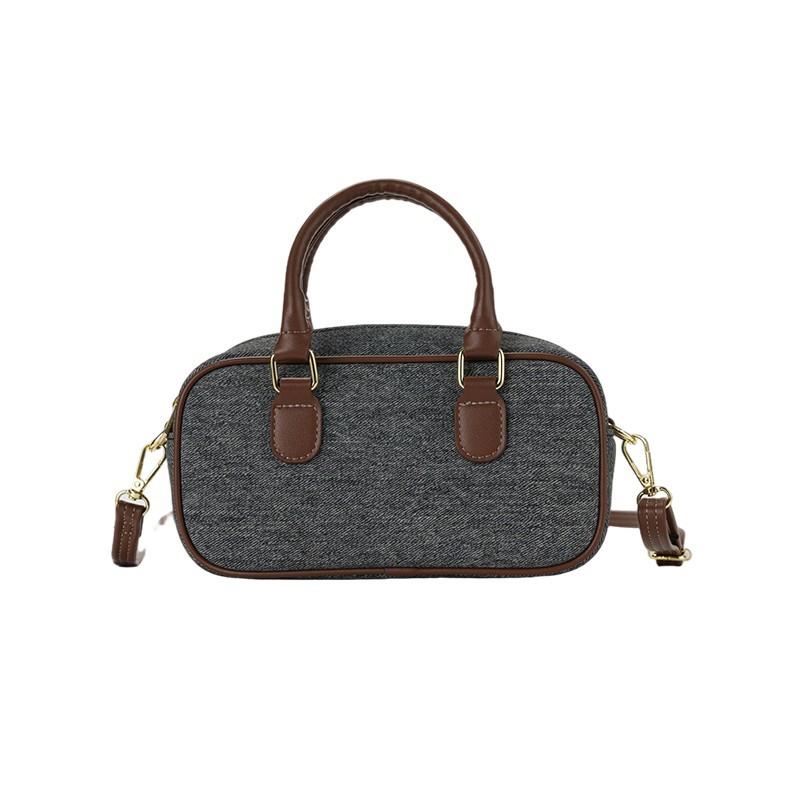 

Vintage Top Handle Bag Women PU Leather Shoulder Handbag Casual City Purse Retro Satchel Daily Crossbody Bag for Women