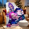 KPop Dämonenjäger Print Decke - Weich & Bequem, für Schlafzimmer, Reisen, Sofa, Heimdekoration - Geburtstags-Weihnachtsgeschenk für Freund