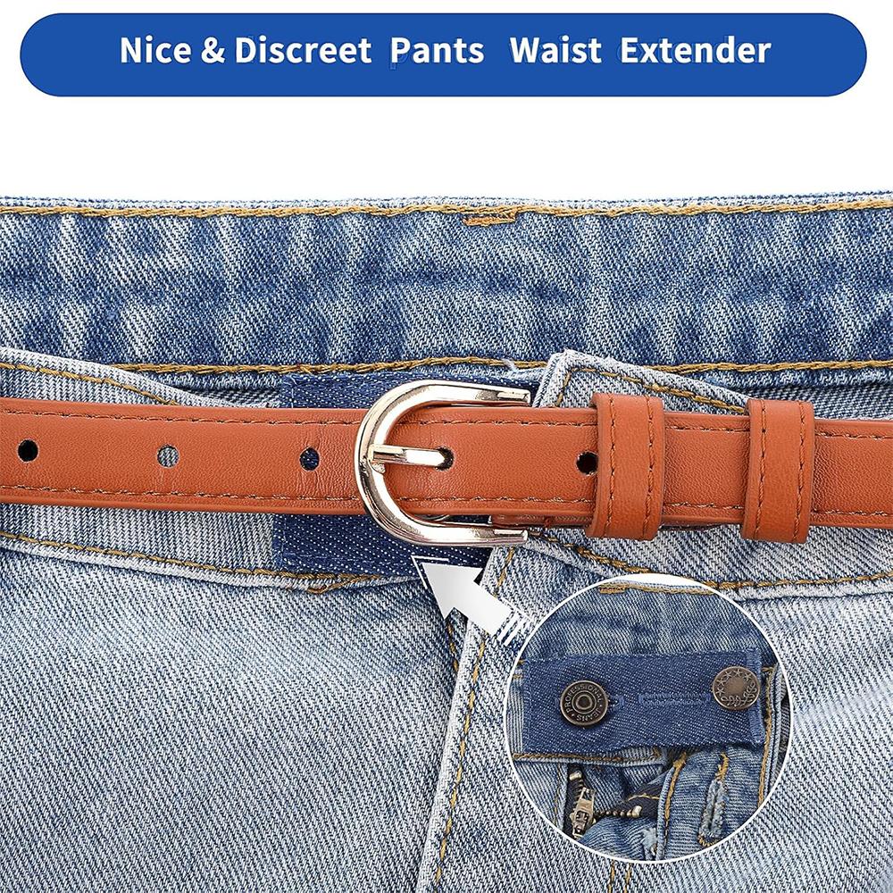 Denim Waist Extender Buttons For Pant Long Buckle Hook Stretch Adjustment Waist Buckle Extension Quilting Supplies