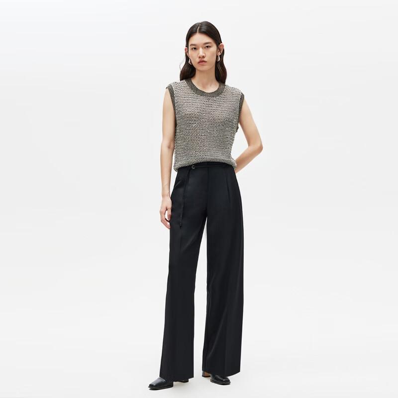 

VEROMODA 2024 Early Autumn Straight-Leg Belted Suit Pants S