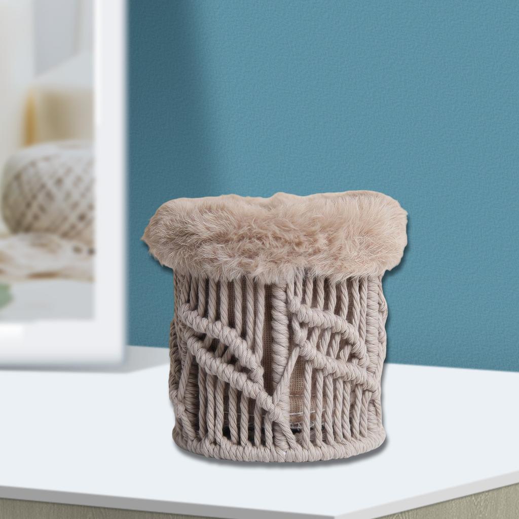 Bohemian Cotton Rope Pen Eyeglass Holder Multipurpose Fabric Storage Organizer For Desk Office Home Decor