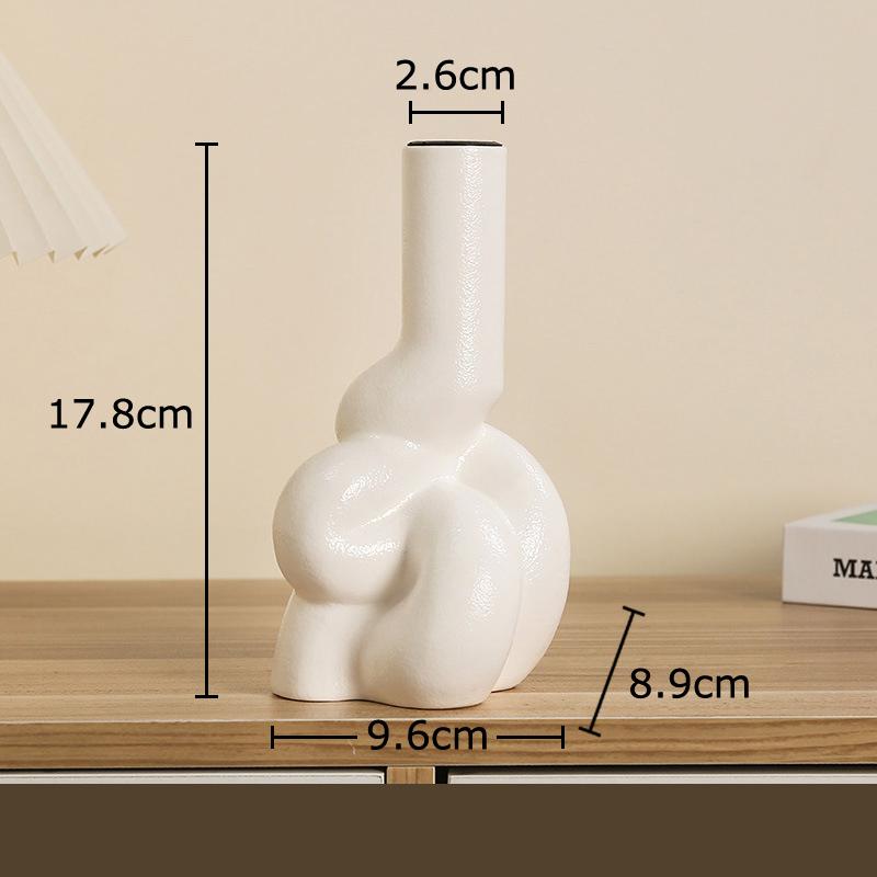 Minimalist Geometric Candle Holder Ceramic Candlestick Desk Decoration Wax Melt Burner Aroma Diffuser Home Aroma Container