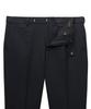 Musinsa Standard Wool Semi-Wide Hidden Elastic Waist Slacks [Black]