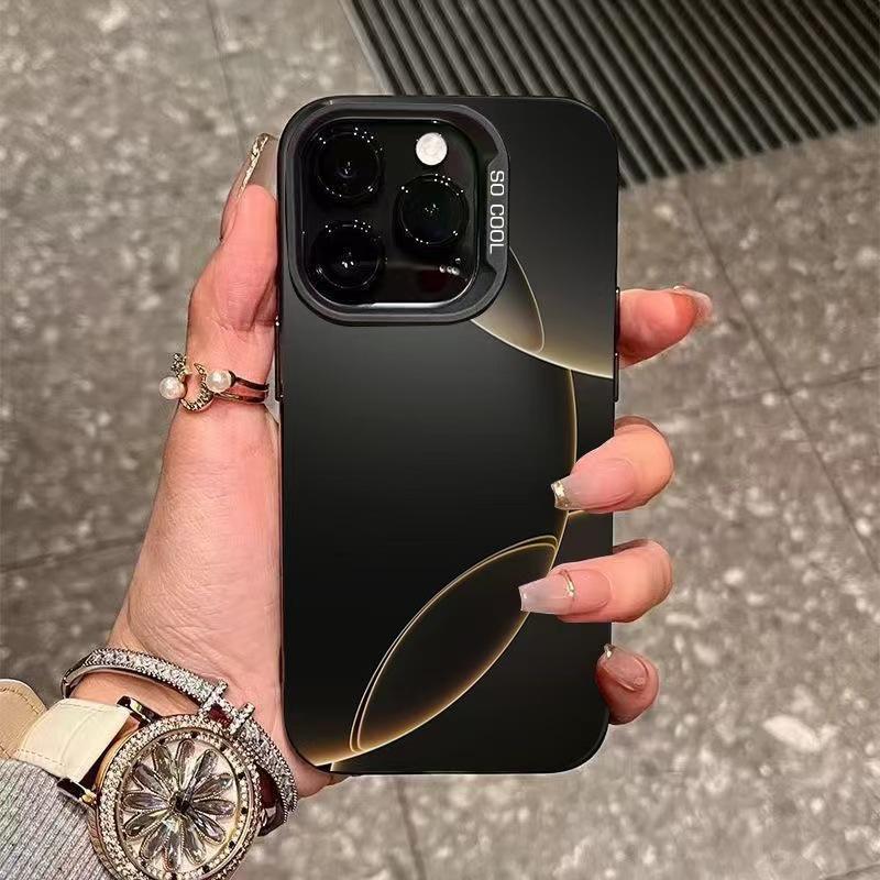 

Чехол с золотым и серебристым мерцанием для моделей Apple 17/16/15 Pro и 14/13/12 - Роскошный стиль 16