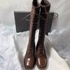 Cross-tied Over The Knee Boots for Women Autumn Winter Shoes Low Heeled Long Boots Sexy Suede Thigh High Boots New Botas Mujer