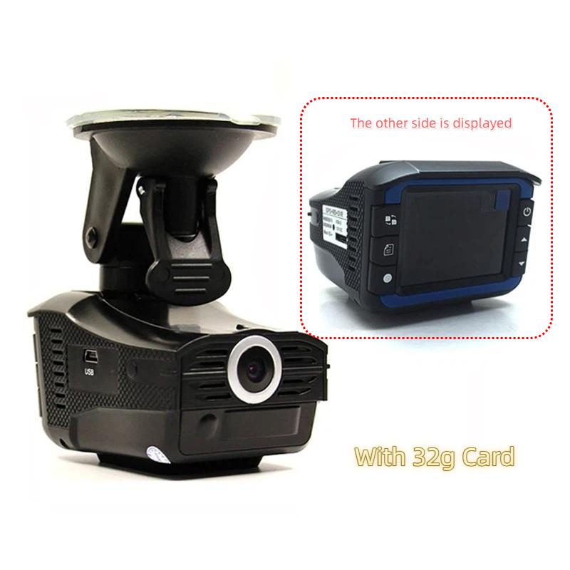 Car Dash Recorder VGR-3 Plush Anto DVR Camera Video 2 In 1 Rad Detector 150 Degree Lens