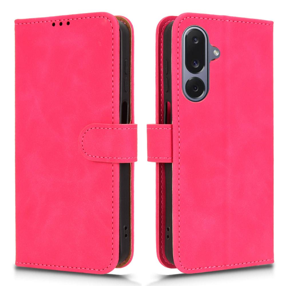 For Samsung Galaxy M36 5G Leather Case Skin Feel Anti Drop Wallet Flip Phone Cover