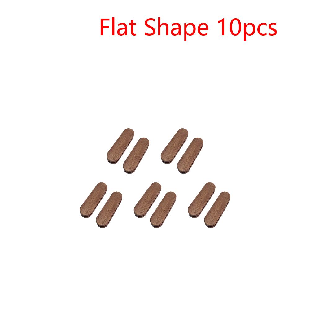 4-10Pcs Sapele BBQ Pan Handle Anti Scald Pan Insulated Grip Portable BBQ Plate Handle for Sauce Pan Sauteing Grilling Pan