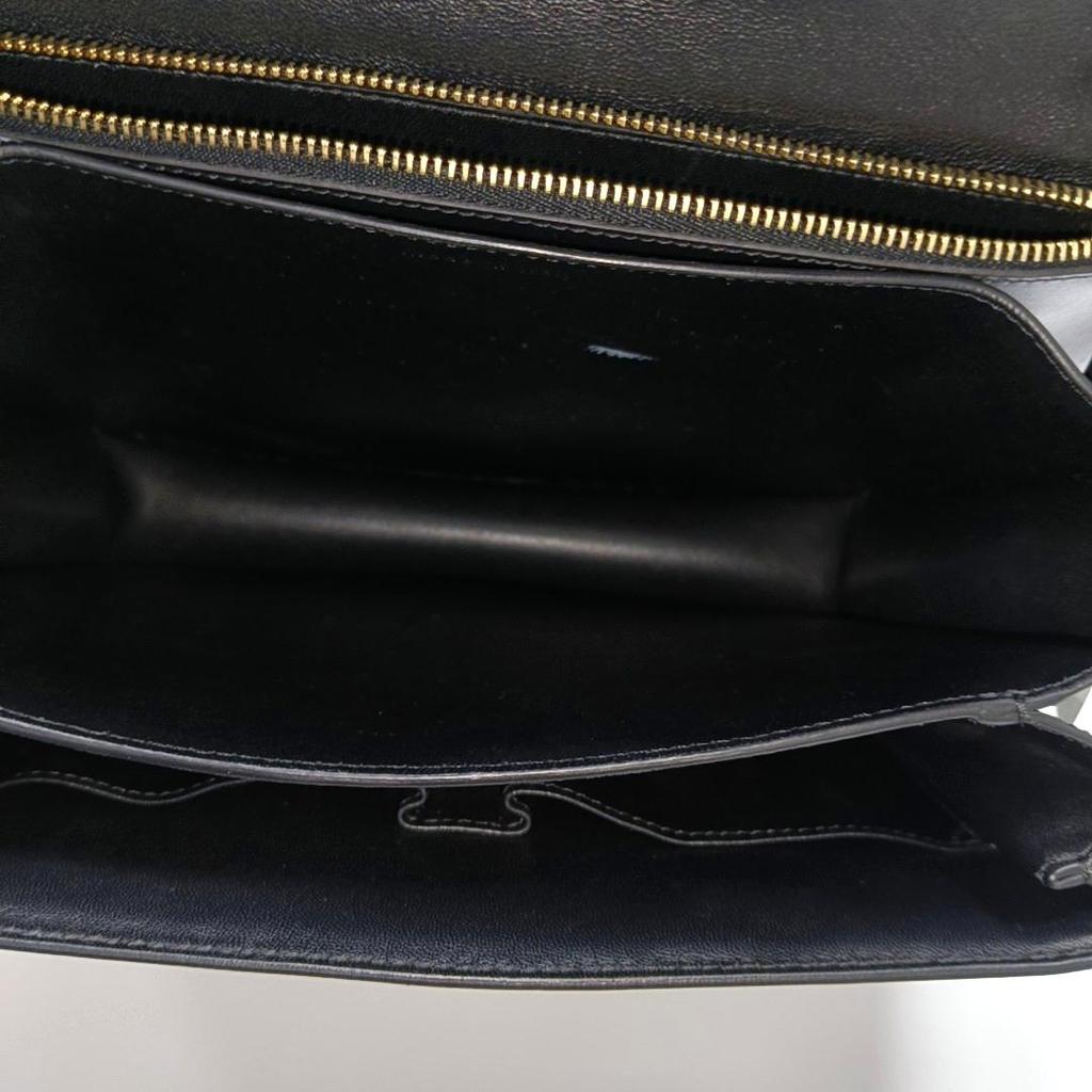 [Occasion] Sac Tofu en Cuir Boucle Dorée Polie Classique Sac Bandoulière Sac Bandoulière Moyen - Bon #1OLS3MY