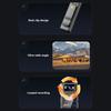 180°Rotating Lens Body Camera 120°Wide Angle 2K Resolution Builts In Display Screen For Evidence Collection Recording