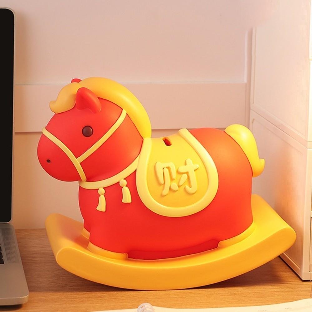 Savings Tank Cartoon Horse Money Boxes Anti Drop Horse Piggy Bank Ornament  Children/Kids