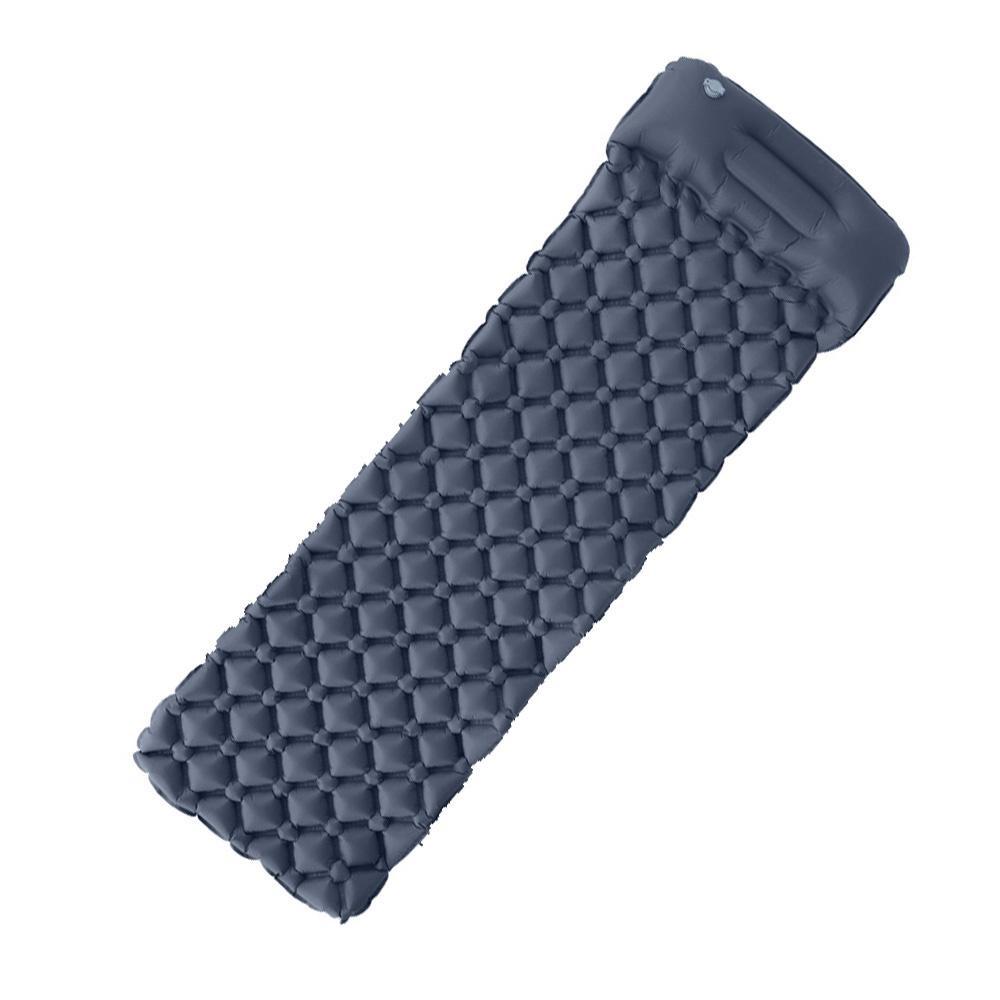 Outdoor Sleeping Pad Camping Inflatable Mattress with Pillows Travel Mat Folding Bed Ultralight Air Cushion Hiking Trekking.